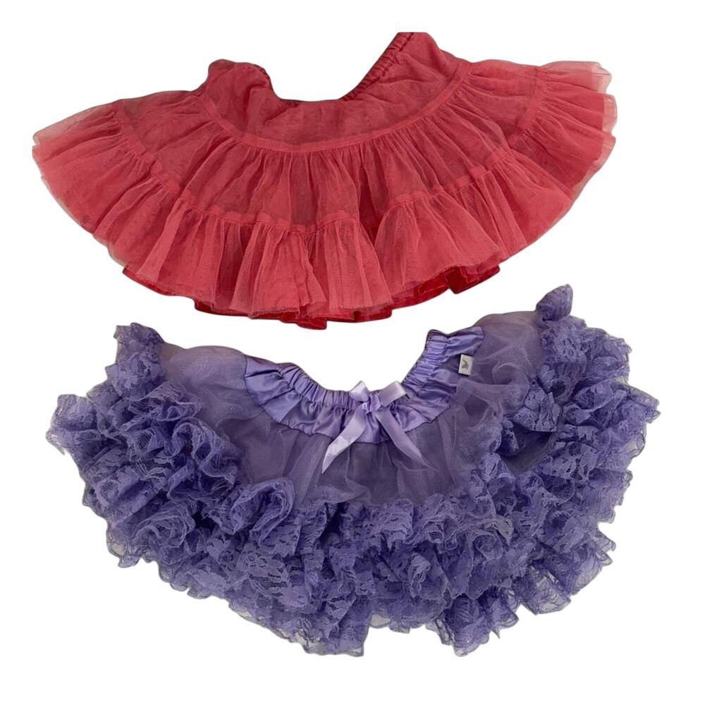 Baby Toddler Pink Lavender Tutu Skirts Little Adventures Old Navy 12-18m, 1-3y